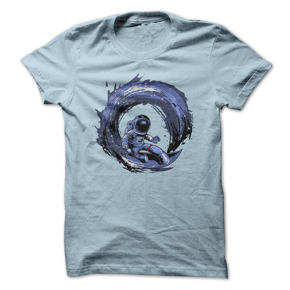 Astronaut Space Man Surfing Graphic Tee