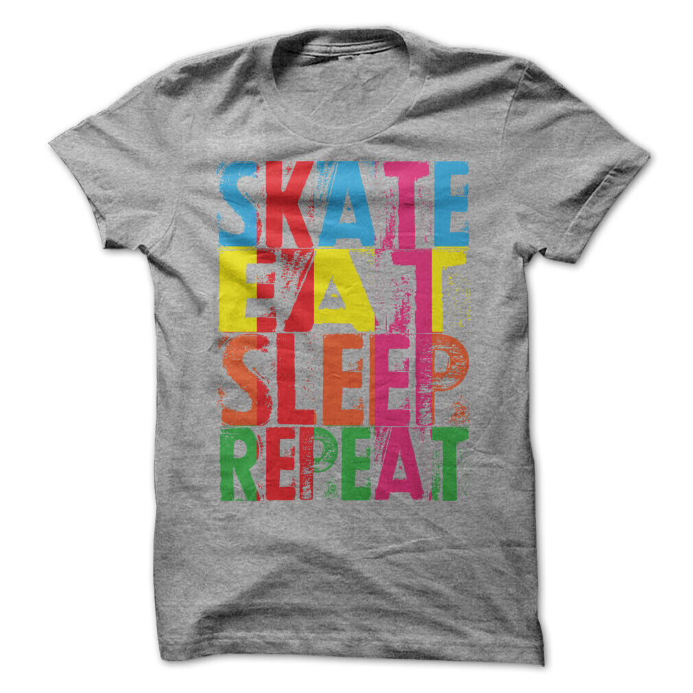 Skate Eat Sleep Repeat Graphic Tee
