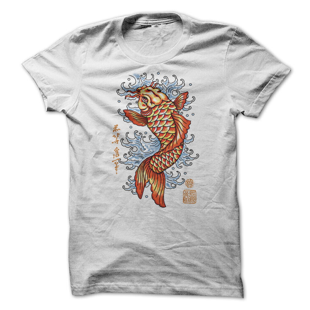 Koi Fish Geisha Graphic Tee