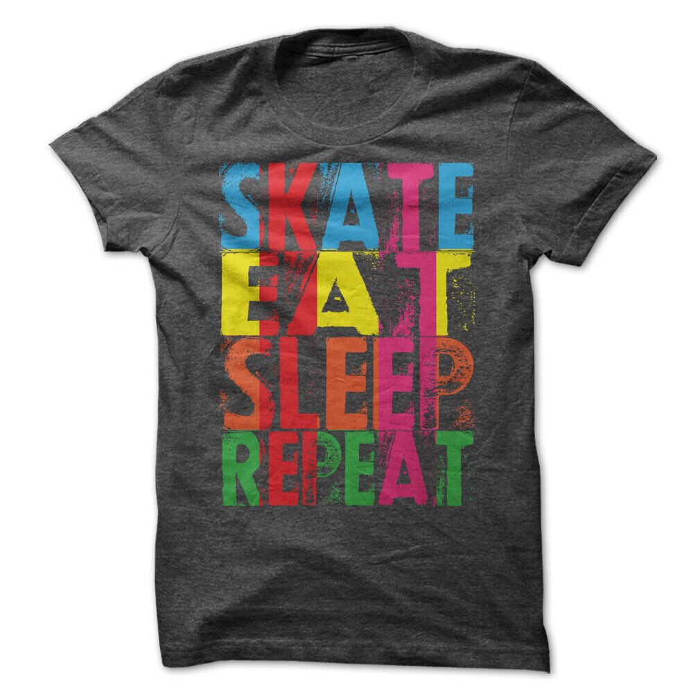Skate Eat Sleep Repeat Graphic Tee