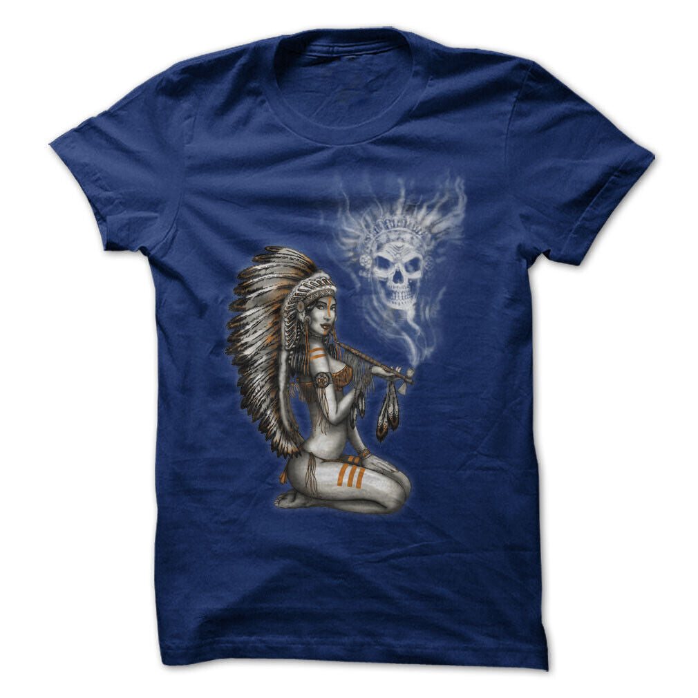 Indian Tribe Girl Graphic Tee T-shirt