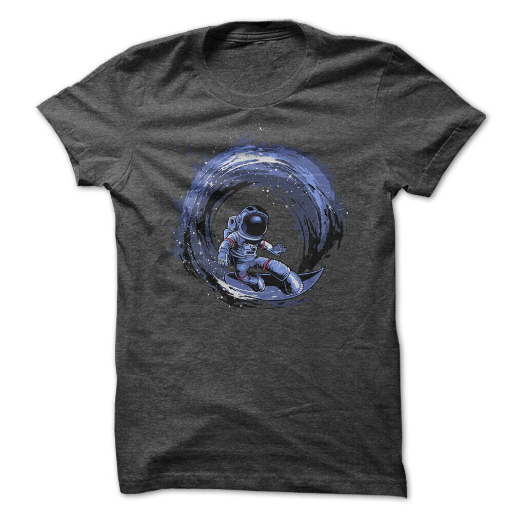 Astronaut Space Man Surfing Graphic Tee