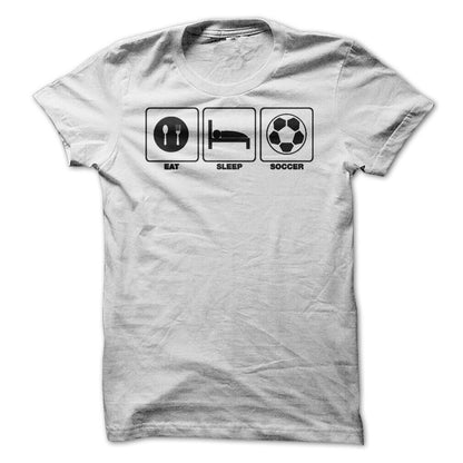 Eat Sleep Soccer Graphic Tee