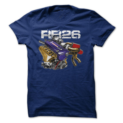 RB26 DETT Motor Engine Graphic Tee
