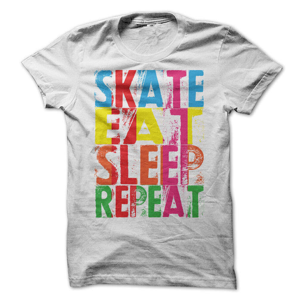Skate Eat Sleep Repeat Graphic Tee