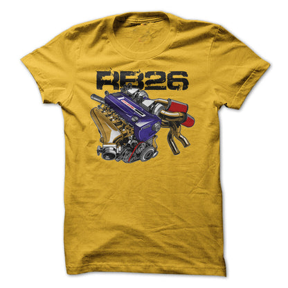 RB26 DETT Motor Engine Graphic Tee