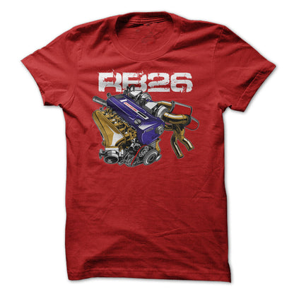 RB26 DETT Motor Engine Graphic Tee
