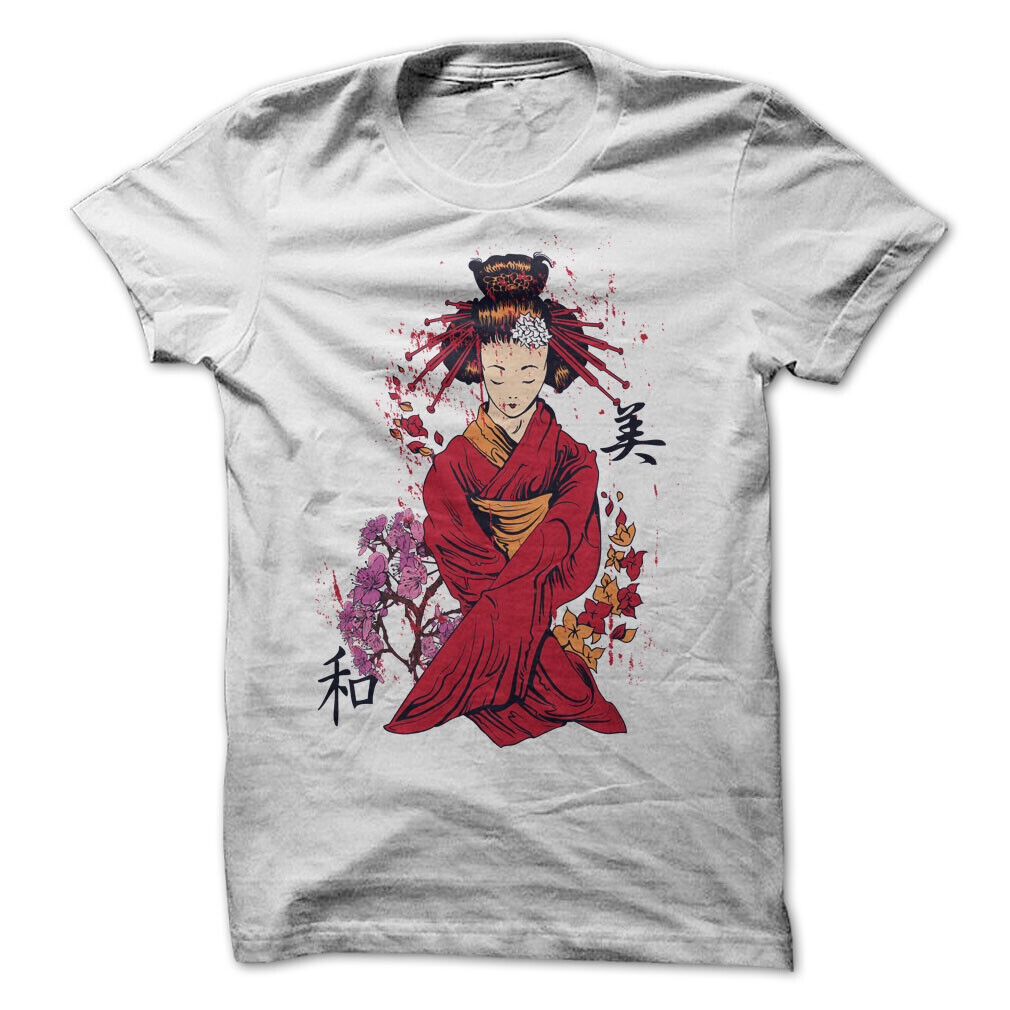 Japanese Geisha Graphic Tee