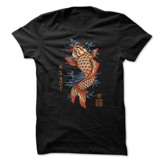 Koi Fish Geisha Graphic Tee
