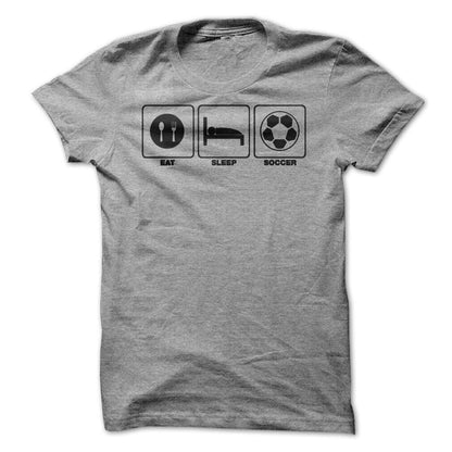 Eat Sleep Soccer Graphic Tee