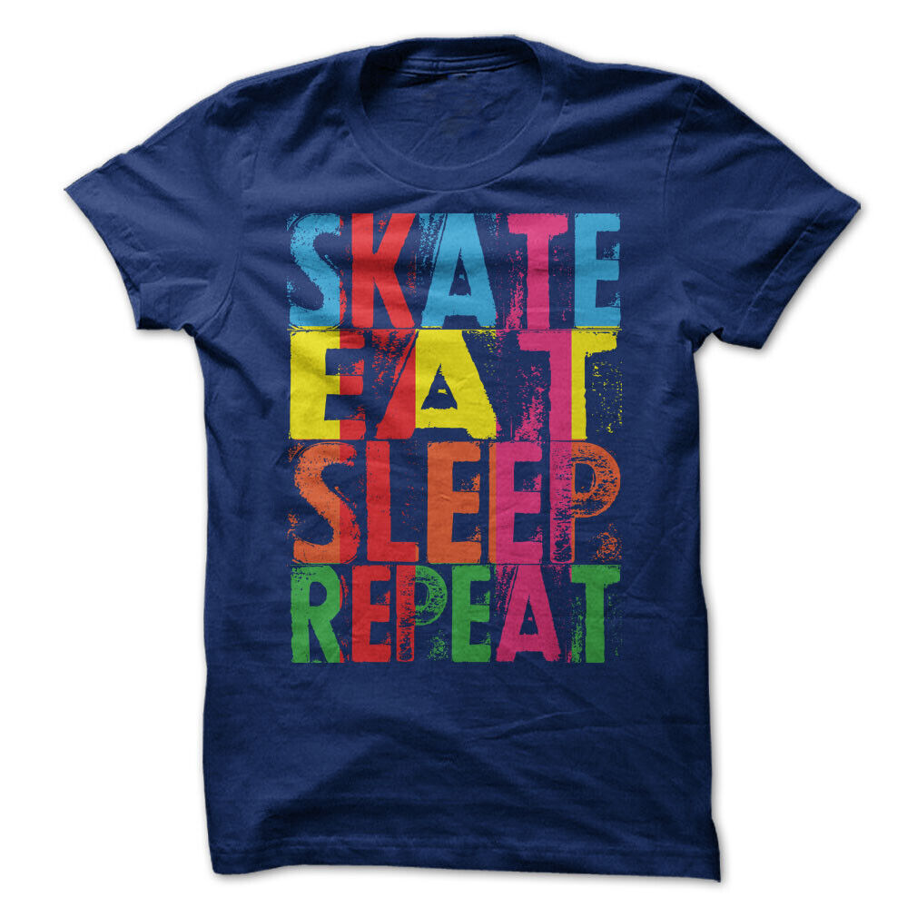 Skate Eat Sleep Repeat Graphic Tee