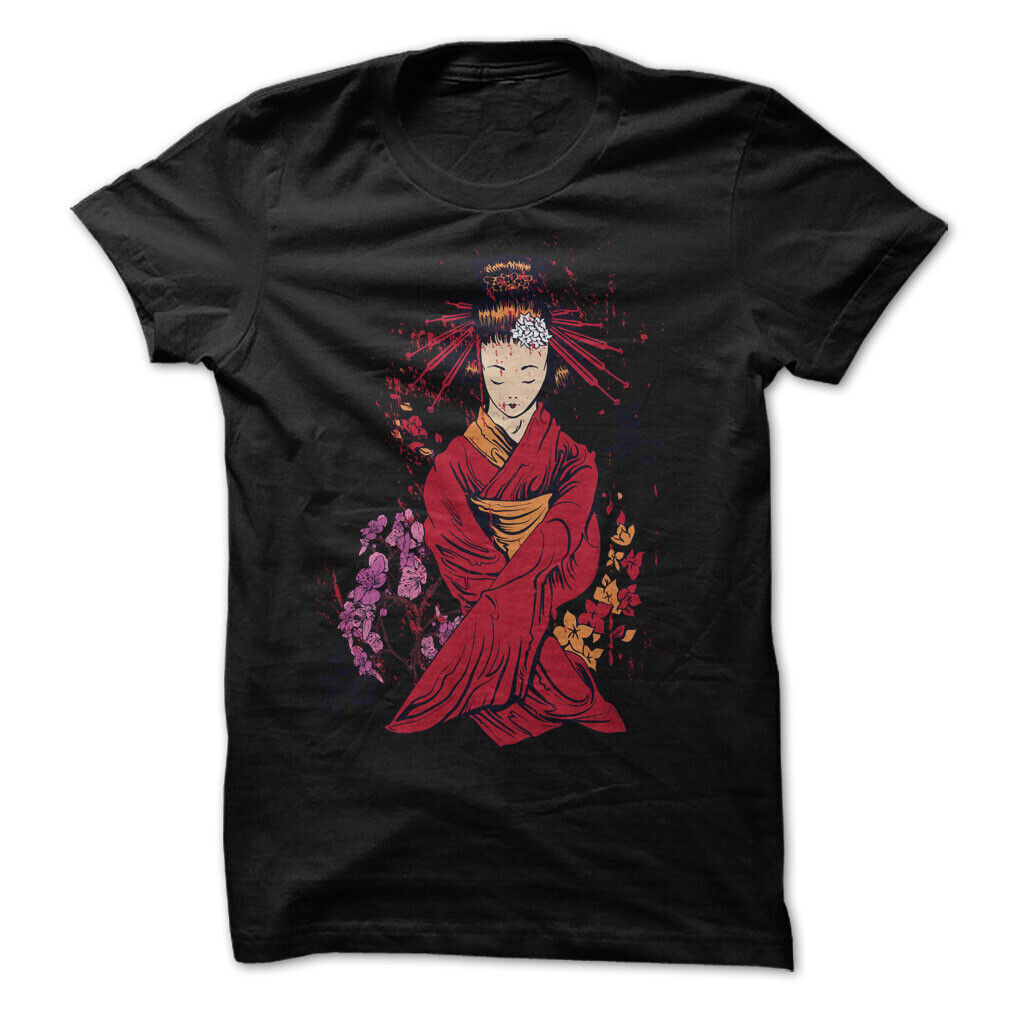 Japanese Geisha Graphic Tee