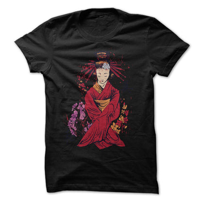 Japanese Geisha Graphic Tee