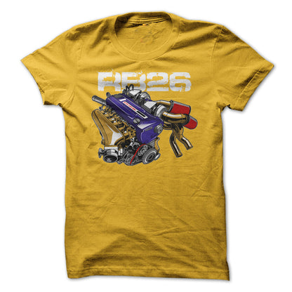RB26 DETT Motor Engine Graphic Tee