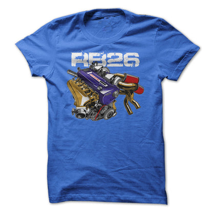 RB26 DETT Motor Engine Graphic Tee