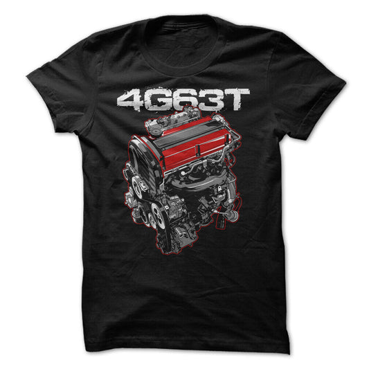 4G63T Motor Engine Graphic Tee