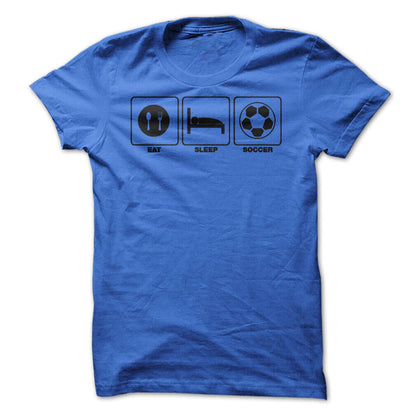 Eat Sleep Soccer Graphic Tee